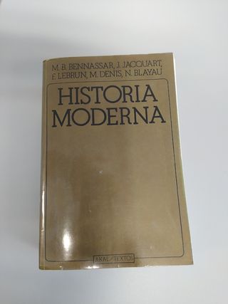 Historia Moderna. Bennassar