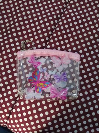 Monedero transparente