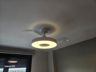 instalación ventilador techo manitas