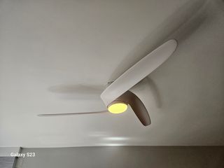 instalación ventilador techo manitas