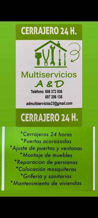 Cerrajero 24Horas Multiservicios