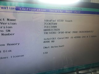 Lenovo ideapad U300 touch placa base