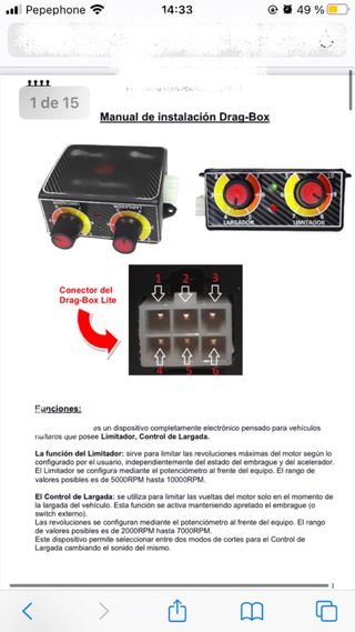 Centralita launch control limitador rpm