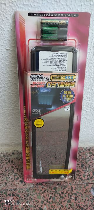 Espejo interior con luz para turismo