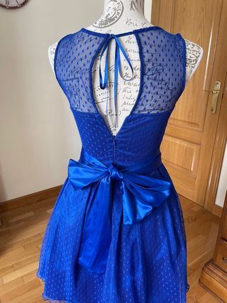 Vestido azulón para eventos