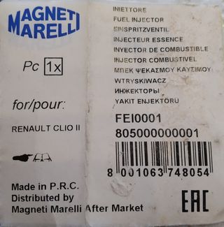 Inyector MAGNETI MARELLI Renault Clio 2

