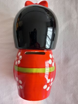 HUCHA MUÑECA ORIENTAL CERÁMICA