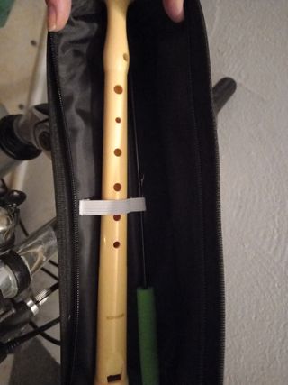 Flauta con funda