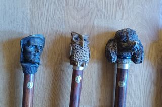 Collezione di bastoni da passeggio con polsini rari