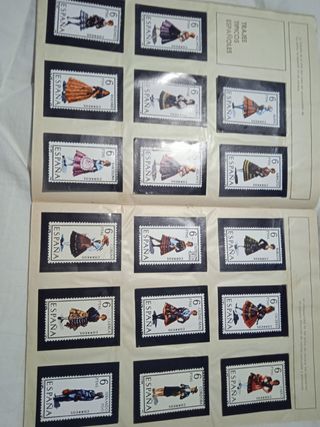 Álbum Cromos Antigüo "El sello español"