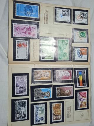 Álbum Cromos Antigüo "El sello español"