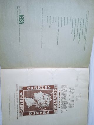 Álbum Cromos Antigüo "El sello español"