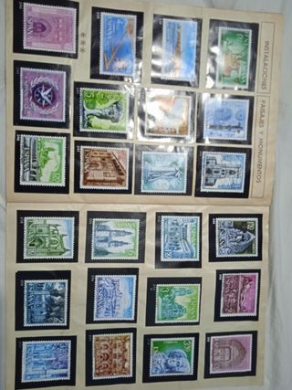 Álbum Cromos Antigüo "El sello español"