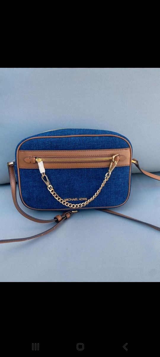bandolera Michael kors original denim.