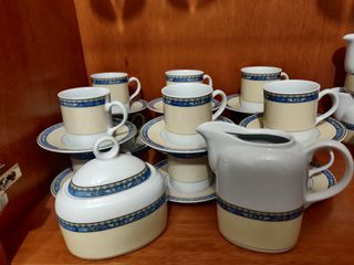 JUEGO CAFÉ, AZUCARERO Y JARRA LECHE
