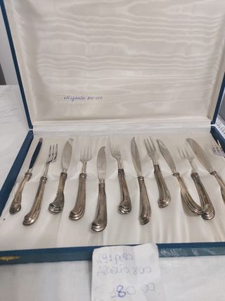 Set di posate argento  800 