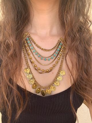 Collar monedas 