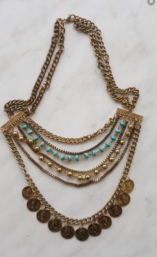 Collar monedas 