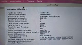 APPLE MACBOOK PRO 15" I7 averiado