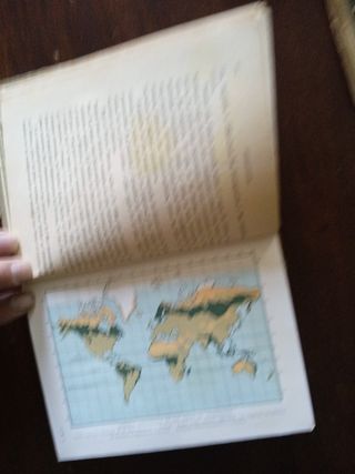 ANTIGUO LIBRO GEOGRÁFICA HUMANA