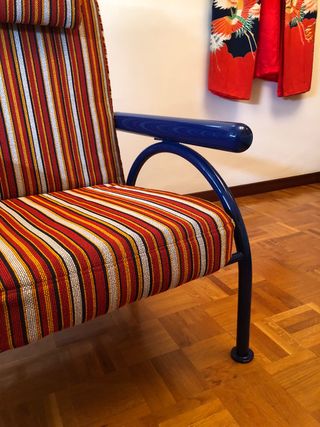 Butaca francesa de diseño restaurada