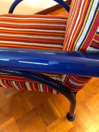 Butaca francesa de diseño restaurada