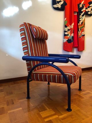 Butaca francesa de diseño restaurada