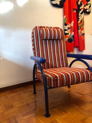 Butaca francesa de diseño restaurada