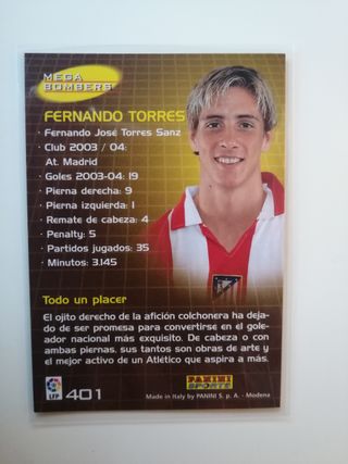 FERNANDO TORRES 401 MEGABOMBER ATLÉTICO 2004 2005 