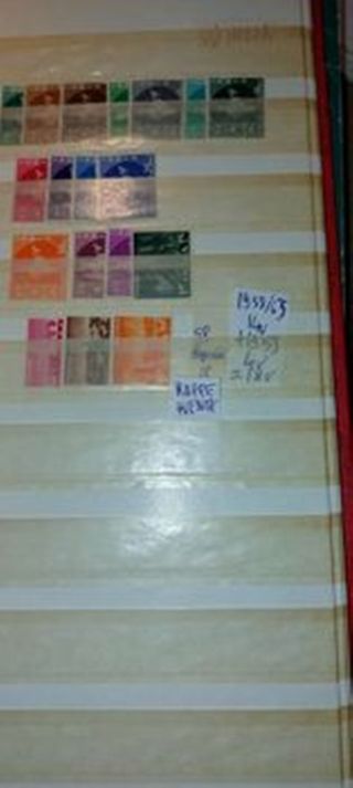 (nu307/311)DEFINITIVE  INDIA JAMAICA 1958/107