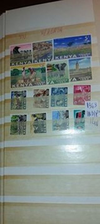 (nu312/316)DEFINITIVE KENYA-KENYA OUGANDA TANGANIK