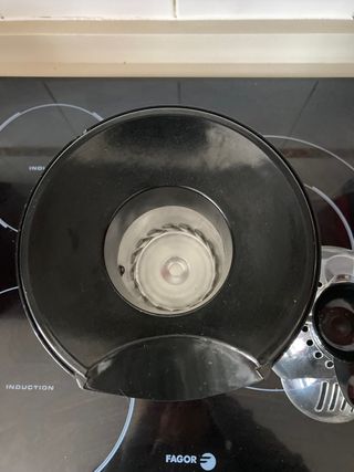 Palomitero plateado-negro