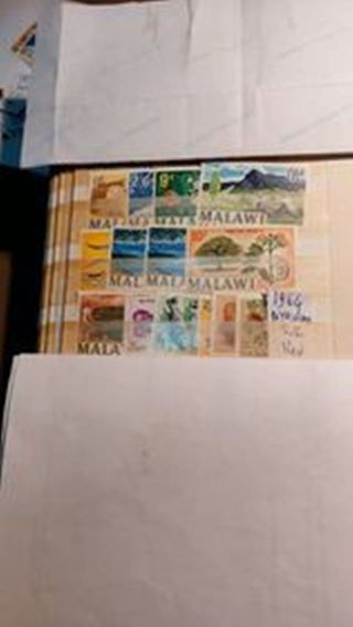 (nu323/327)DEFINITIVE MALAWI 1964/1970