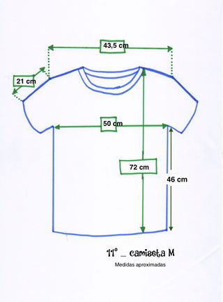 Puma. Camiseta azul. Talla M
