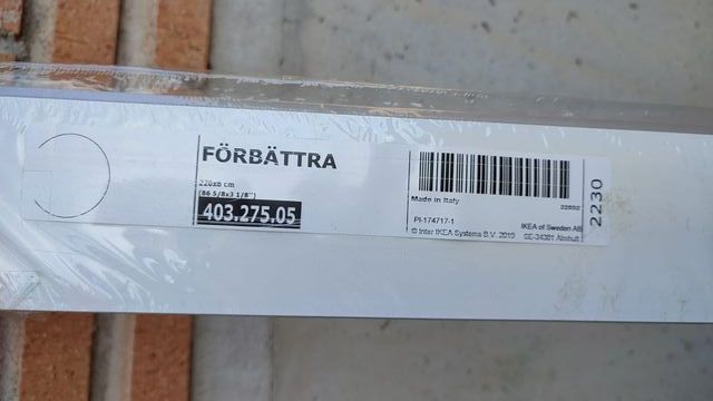 Rodapié FORBATTRA, cocina IKEA