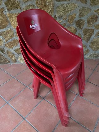 Juego mesa (70x70) y 4 sillas terraza