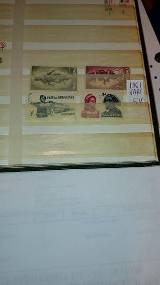 (nu387/392)PAPUA  DEFINITIVE 1961/1984