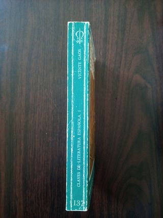 Claves de Literatura Española I