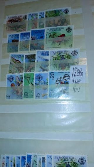 (nu432/436) DEFINITIVE  SEYCHELLES-ZES  1977/1980