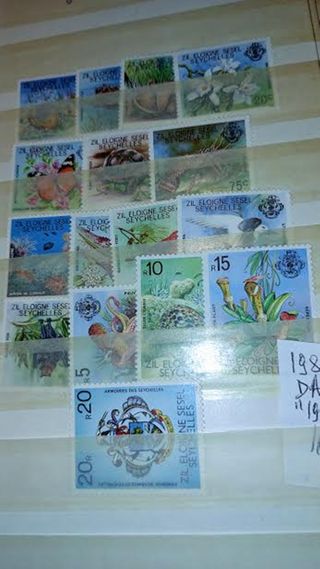 (nu432/436) DEFINITIVE  SEYCHELLES-ZES  1977/1980