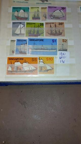 (nu439/441) DEFINITIVE SINGAPORE 1977/1981