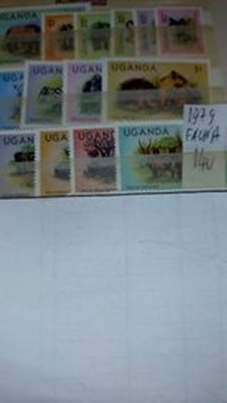 (nu465/471)UGANDA-VANUATU  DEFINITIVE 1962/1982