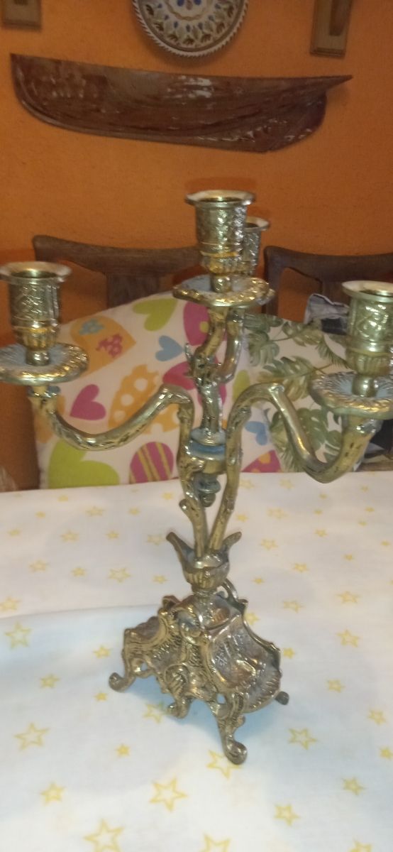 candelieri antichi in bronzo