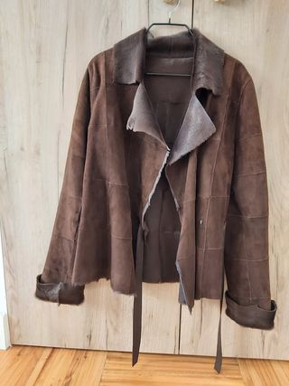 Chaqueta piel potro y ante