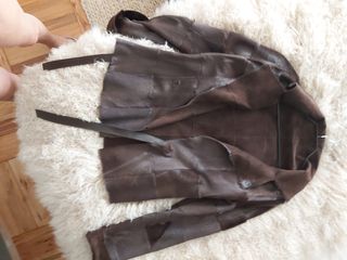 Chaqueta piel potro y ante