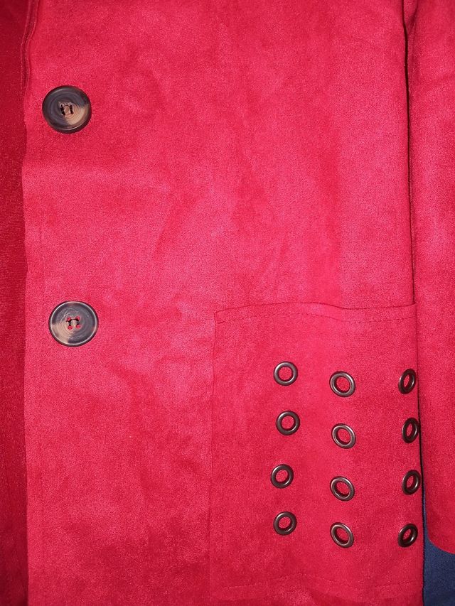 CHAQUETA ROJA MUJER TALLA 38-40