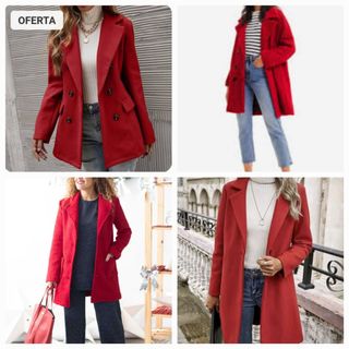 CHAQUETA ROJA MUJER TALLA 38-40