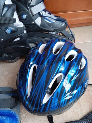 Conjunto de patines y accesorios