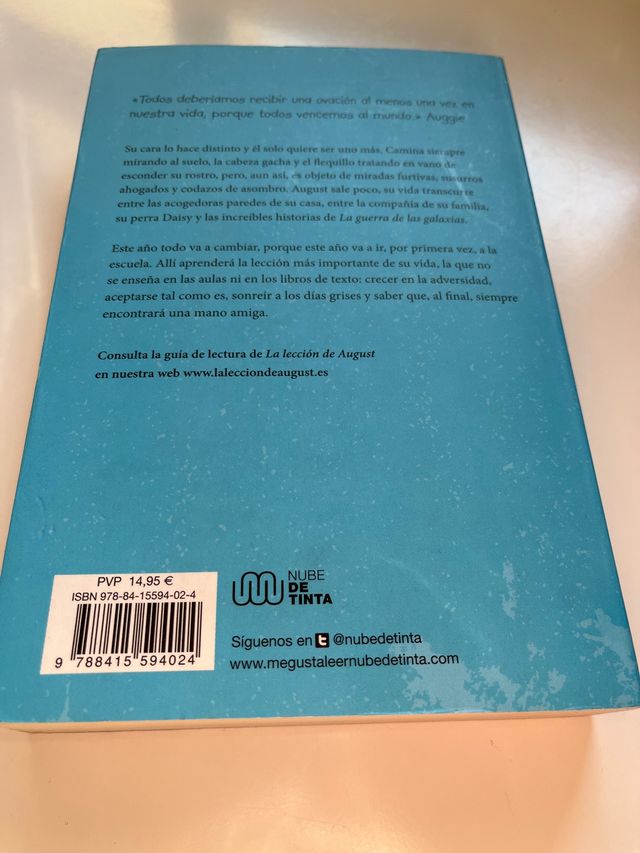 La lección de August de R.J.Palacio