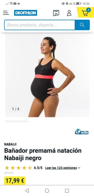 bañador premamá 48 XL